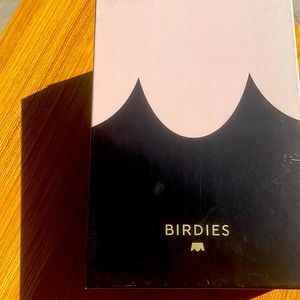 New never worn Birdies black leather size 10